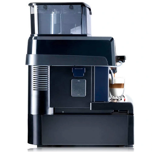 Coffee machine view from side Coffee machine view from side