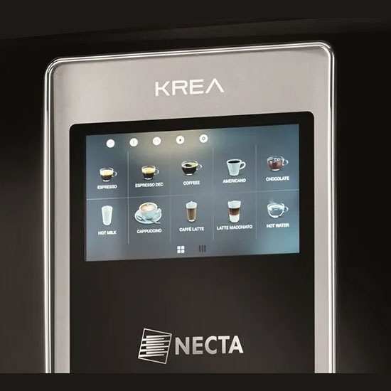 Necta-Krea-4 Necta Krea bean to cup commercial coffee machine