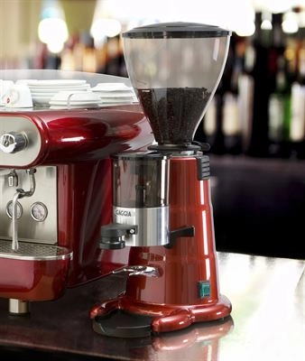 Commercial coffee grinder Gaggia MD64 red color Commercial coffee grinder Gaggia MD64 red color