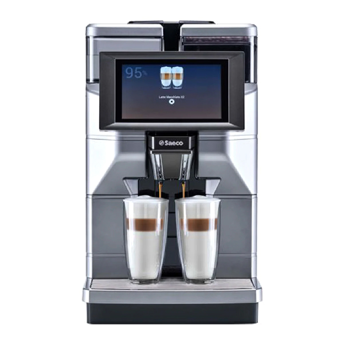 Saeco Magic M2 bean to cup coffee machine front view Saeco Magic M2 bean to cup coffee machine front view