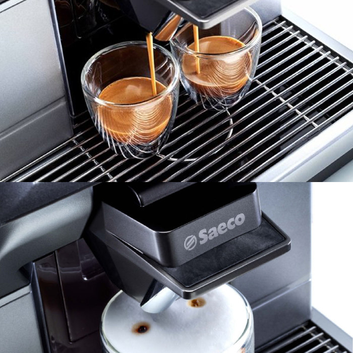 Saeco Magic M2 bean to cup coffee machine detail view Saeco Magic M2 bean to cup coffee machine detail view